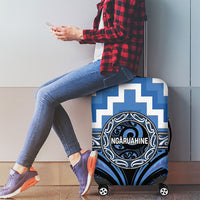 Aotearoa Ngaruahine Luggage Cover Maori Iwi Poutama Puhoro Tattoo LT14 - Polynesian Pride