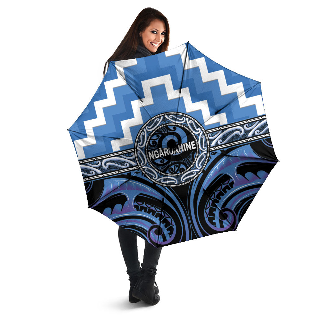 Aotearoa Ngaruahine Umbrella Maori Iwi Poutama Puhoro Tattoo LT14 - Polynesian Pride
