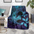 Nukuoro Atoll Blanket Polynesian Shark Tattoo Purple Gradient Vibes