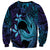 Nukuoro Atoll Sweatshirt Polynesian Shark Tattoo Purple Gradient Vibes