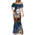 Personalised Kwajalein Atoll Mermaid Dress Polynesian Shark Tattoo Gradient Vibes