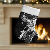 Black Hawaii Christmas Stocking Hammerhead Shark Tattoo Curve Polynesian - Polynesian Pride