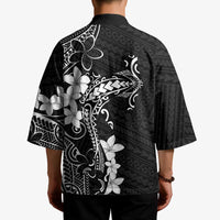Black Hawaii Kimono Hammerhead Shark Tattoo Curve Polynesian - Polynesian Pride