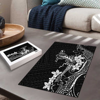 Black Hawaii Puzzle Hammerhead Shark Tattoo Curve Polynesian - Polynesian Pride