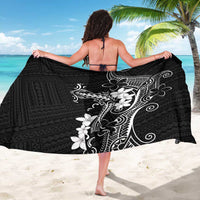 Black Hawaii Sarong Hammerhead Shark Tattoo Curve Polynesian - Polynesian Pride