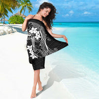 Black Hawaii Sarong Hammerhead Shark Tattoo Curve Polynesian - Polynesian Pride