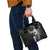 Black Hawaii Shoulder Handbag Hammerhead Shark Tattoo Curve Polynesian - Polynesian Pride