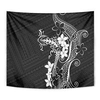Black Hawaii Tapestry Hammerhead Shark Tattoo Curve Polynesian LT14 - Polynesian Pride
