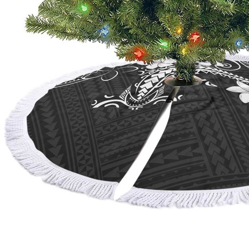 Black Hawaii Tree Skirt Hammerhead Shark Tattoo Curve Polynesian - Polynesian Pride