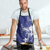 Blue Hawaii Apron Hammerhead Shark Tattoo Curve Polynesian - Polynesian Pride