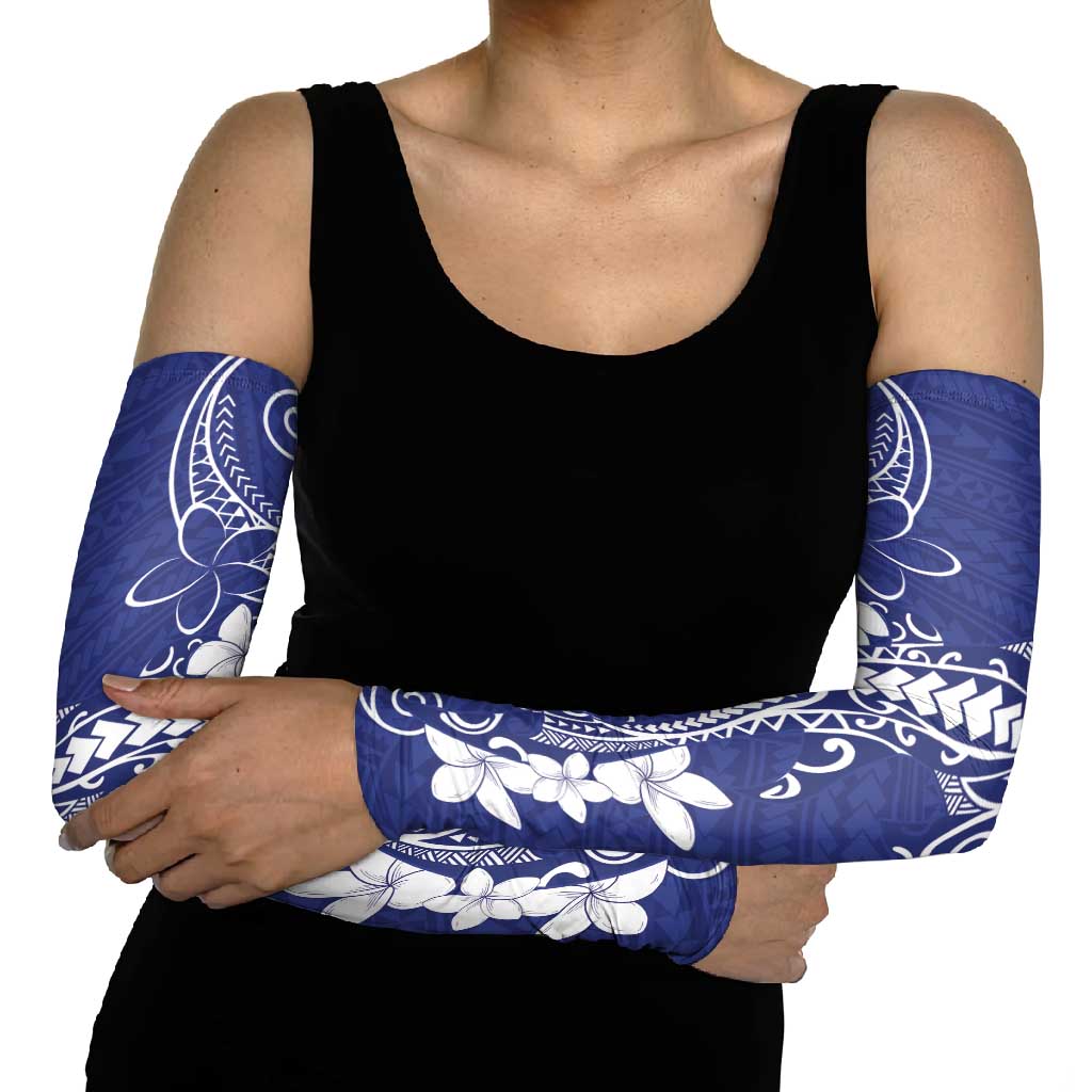 Blue Hawaii Arm Sleeves Hammerhead Shark Tattoo Curve Polynesian - Polynesian Pride