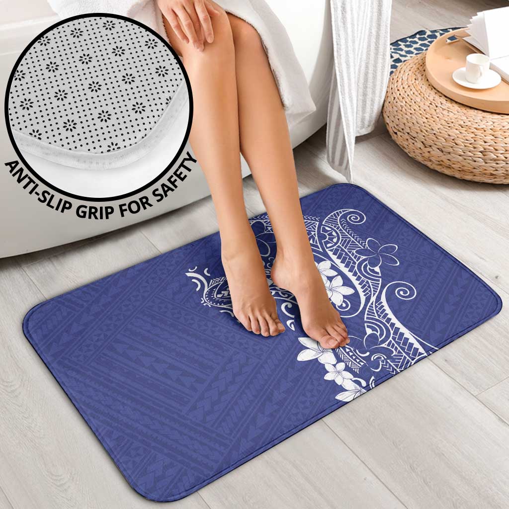 Blue Hawaii Bathroom Set Hammerhead Shark Tattoo Curve Polynesian - Polynesian Pride