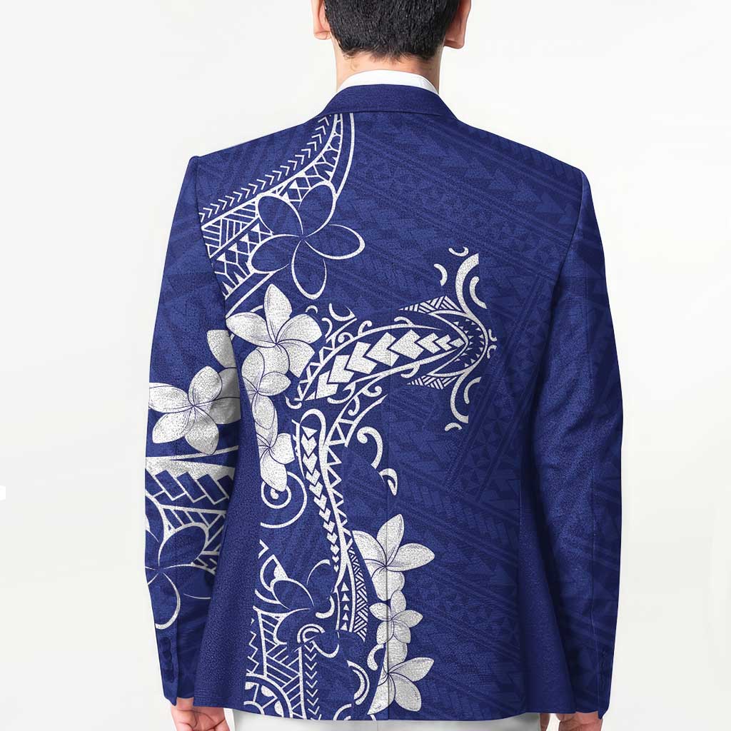 Blue Hawaii Blazer Hammerhead Shark Tattoo Curve Polynesian - Polynesian Pride
