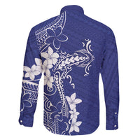 Blue Hawaii Family Matching Tank Maxi Dress and Hawaiian Shirt Hammerhead Shark Tattoo Curve Polynesian - Polynesian Pride