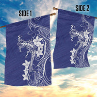 Blue Hawaii Garden Flag Hammerhead Shark Tattoo Curve Polynesian LT14 - Polynesian Pride