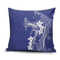 Blue Hawaii Pillow Cover Hammerhead Shark Tattoo Curve Polynesian LT14 Blue - Polynesian Pride