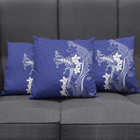 Blue Hawaii Pillow Cover Hammerhead Shark Tattoo Curve Polynesian LT14 - Polynesian Pride