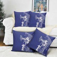 Blue Hawaii Pillow Cover Hammerhead Shark Tattoo Curve Polynesian LT14 - Polynesian Pride