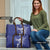 Blue Hawaii Travel Bag Hammerhead Shark Tattoo Curve Polynesian - Polynesian Pride