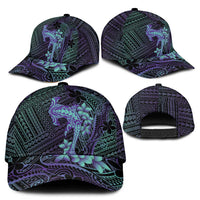 Purple Paradise Hawaii Classic Cap Hammerhead Shark Tattoo Curve Polynesian - Polynesian Pride