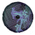 Purple Paradise Hawaii Spare Tire Cover Hammerhead Shark Tattoo Curve Polynesian - Polynesian Pride