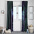 Purple Paradise Hawaii Window Curtain Hammerhead Shark Tattoo Curve Polynesian - Polynesian Pride