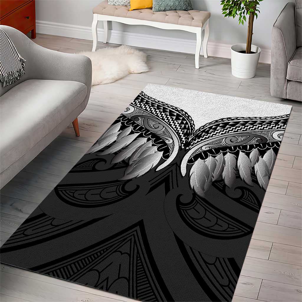 Poutama Korowai New Zealand Area Rug Aotearoa Maori Tattoo - Polynesian Pride