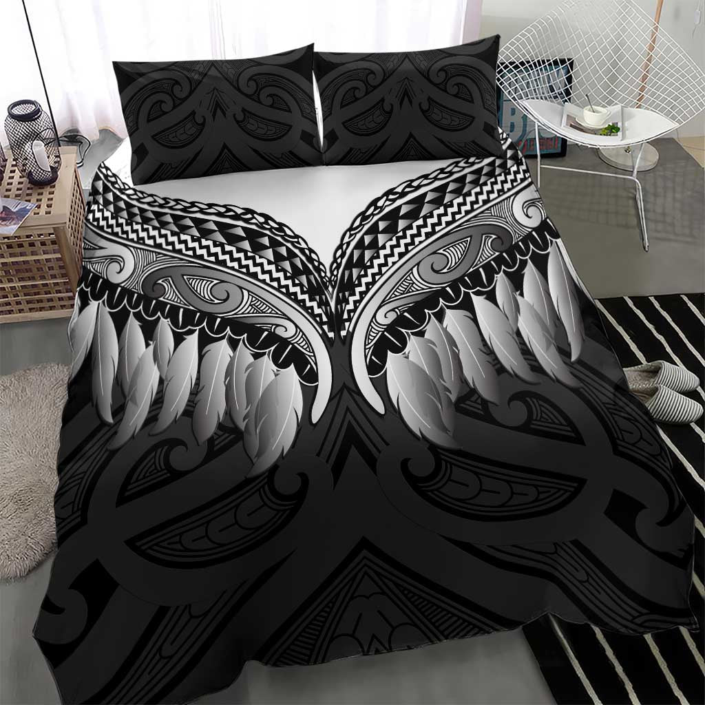Poutama Korowai New Zealand Bedding Set Aotearoa Maori Tattoo - Polynesian Pride