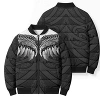 Poutama Korowai New Zealand Bomber Puffer Jacket Aotearoa Maori Tattoo - Polynesian Pride