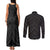 Poutama Korowai New Zealand Couples Matching Tank Maxi Dress and Long Sleeve Button Shirt Aotearoa Maori Tattoo - Polynesian Pride