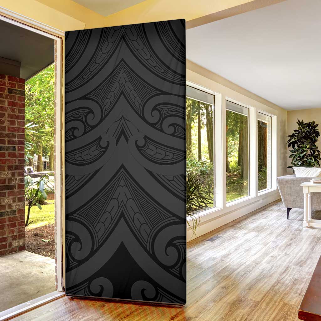 Poutama Korowai New Zealand Door Cover Aotearoa Maori Tattoo - Polynesian Pride