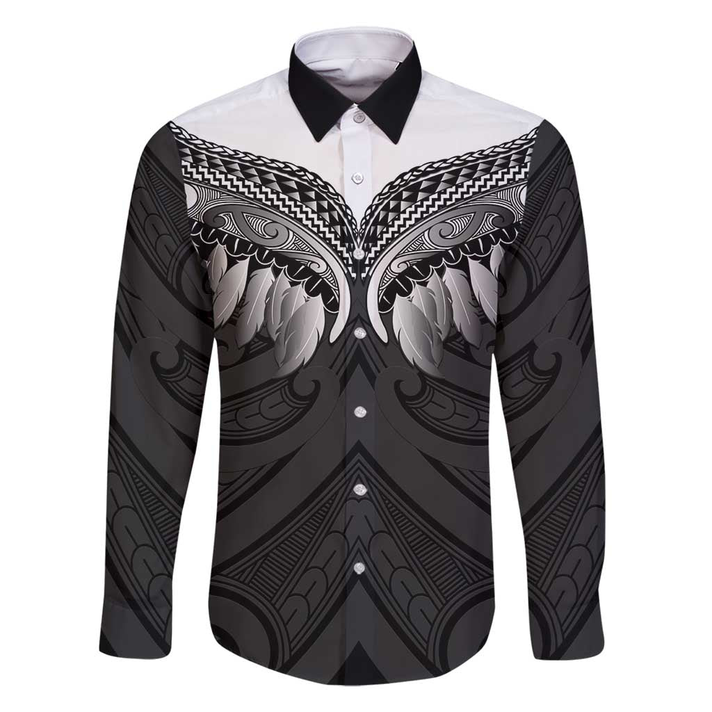 Poutama Korowai New Zealand Family Matching Long Sleeve Bodycon Dress and Hawaiian Shirt Aotearoa Maori Tattoo - Polynesian Pride