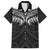 Poutama Korowai New Zealand Family Matching Off The Shoulder Long Sleeve Dress and Hawaiian Shirt Aotearoa Maori Tattoo - Polynesian Pride