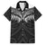 Poutama Korowai New Zealand Family Matching Off Shoulder Short Dress and Hawaiian Shirt Aotearoa Maori Tattoo - Polynesian Pride