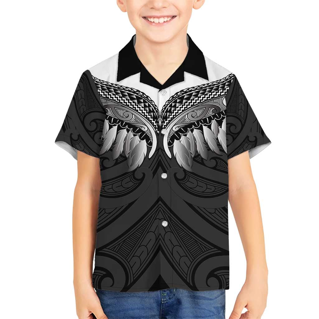 Poutama Korowai New Zealand Family Matching Tank Maxi Dress and Hawaiian Shirt Aotearoa Maori Tattoo - Polynesian Pride