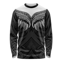 Poutama Korowai New Zealand Long Sleeve Shirt Aotearoa Maori Tattoo - Polynesian Pride
