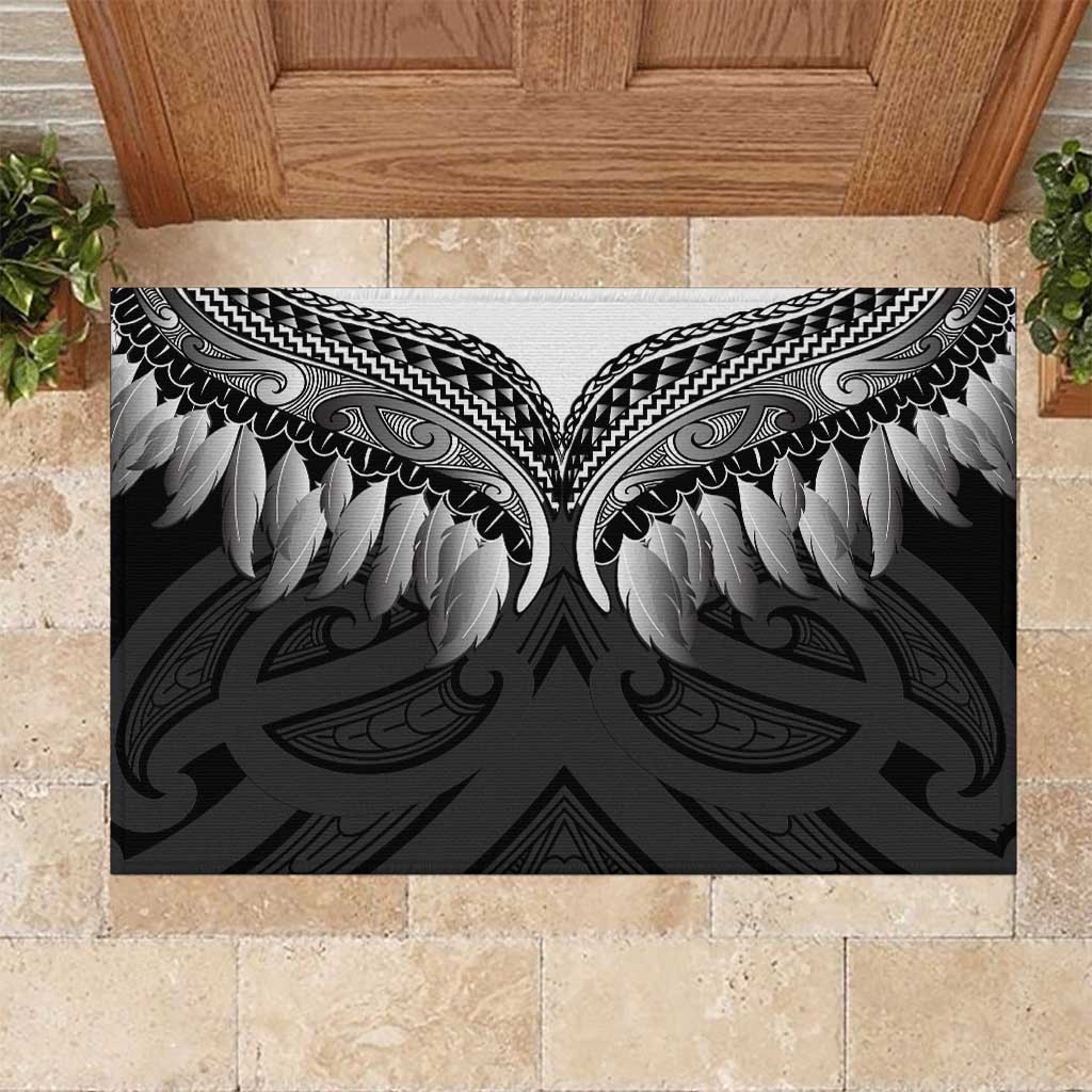 Poutama Korowai New Zealand Rubber Doormat Aotearoa Maori Tattoo - Polynesian Pride
