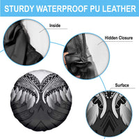 Poutama Korowai New Zealand Spare Tire Cover Aotearoa Maori Tattoo - Polynesian Pride