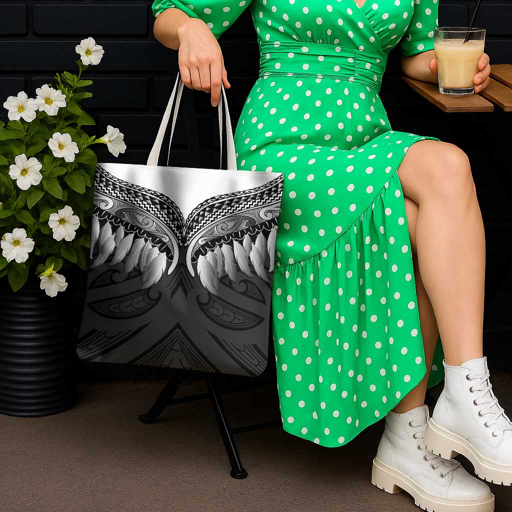 Poutama Korowai New Zealand Tote Bag Aotearoa Maori Tattoo - Polynesian Pride