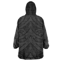 Poutama Korowai New Zealand Wearable Blanket Hoodie Aotearoa Maori Tattoo - Polynesian Pride