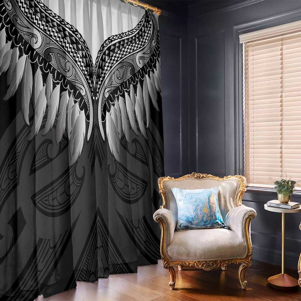 Poutama Korowai New Zealand Window Curtain Aotearoa Maori Tattoo - Polynesian Pride