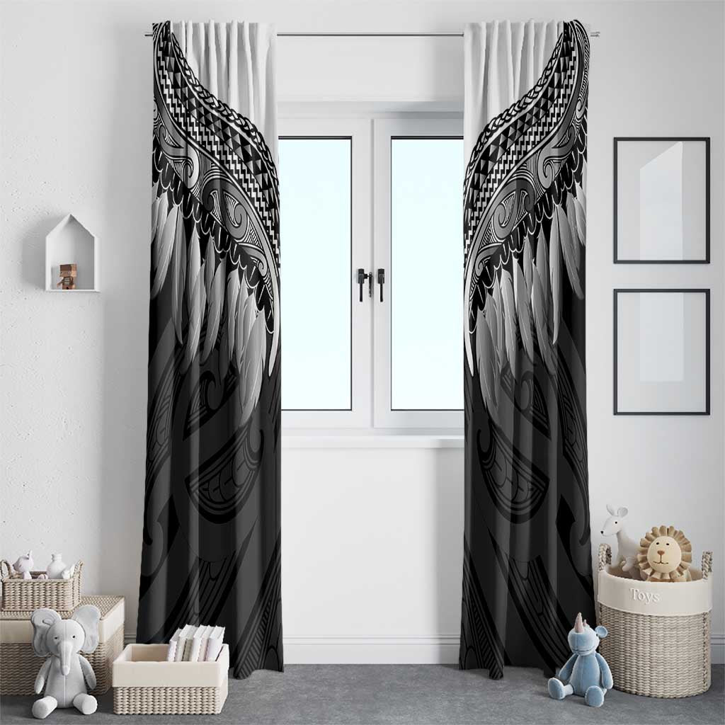 Poutama Korowai New Zealand Window Curtain Aotearoa Maori Tattoo - Polynesian Pride