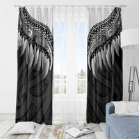 Poutama Korowai New Zealand Window Curtain Aotearoa Maori Tattoo - Polynesian Pride