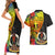vanuatu-tafea-day-couples-matching-short-sleeve-bodycon-dress-and-hawaiian-shirt-coat-of-arms-mix-tropical-flowers