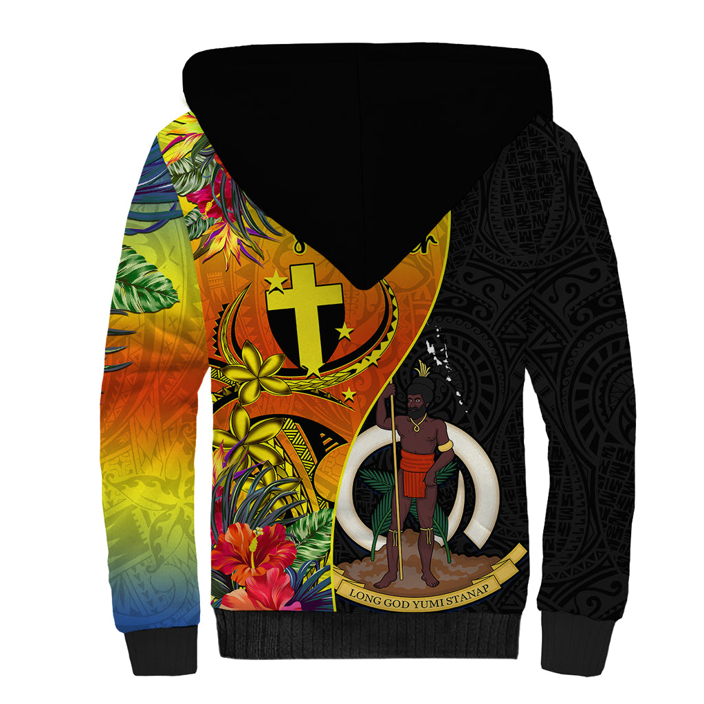 vanuatu-tafea-day-sherpa-hoodie-coat-of-arms-mix-tropical-flowers