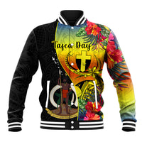 personalised-vanuatu-tafea-day-baseball-jacket-coat-of-arms-mix-tropical-flowers