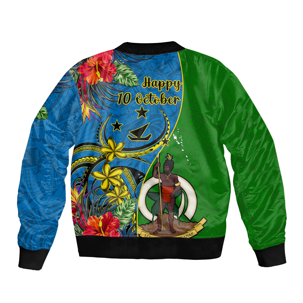 vanuatu-malampa-day-bomber-jacket-coat-of-arms-mix-tropical-flowers