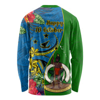 vanuatu-malampa-day-long-sleeve-shirt-coat-of-arms-mix-tropical-flowers