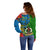 personalised-vanuatu-malampa-day-off-shoulder-sweater-coat-of-arms-mix-tropical-flowers