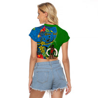 personalised-vanuatu-malampa-day-raglan-cropped-t-shirt-coat-of-arms-mix-tropical-flowers
